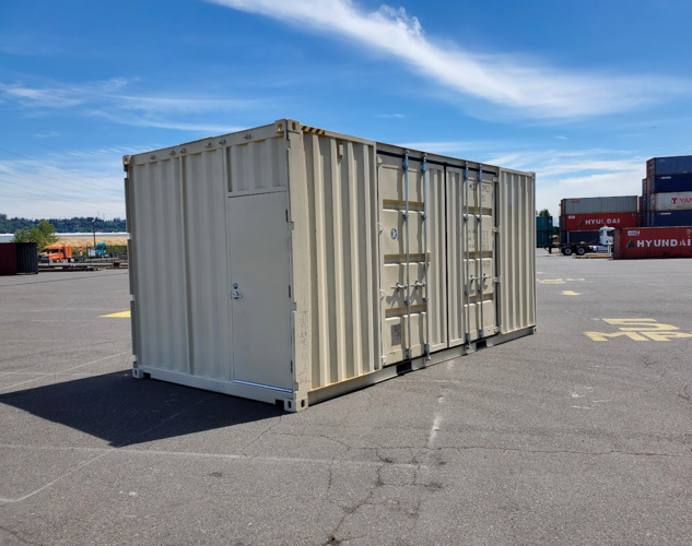 10ft wide high cube shipping container assembly