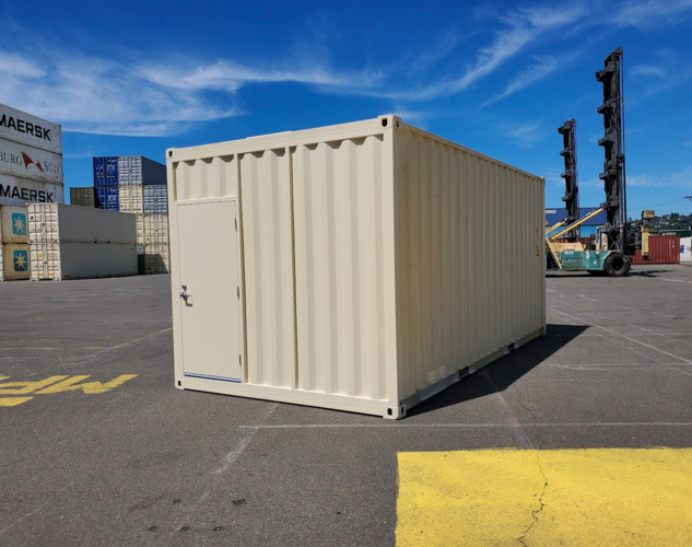 shipping container modification process