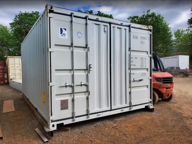 12ft wide high cube shipping container extended cargo doors