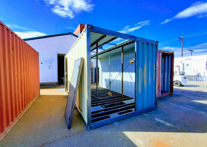 Custom built 10ft wide container