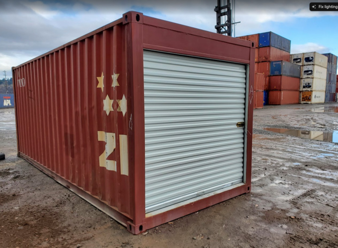 7ft wide shipping container roll up door