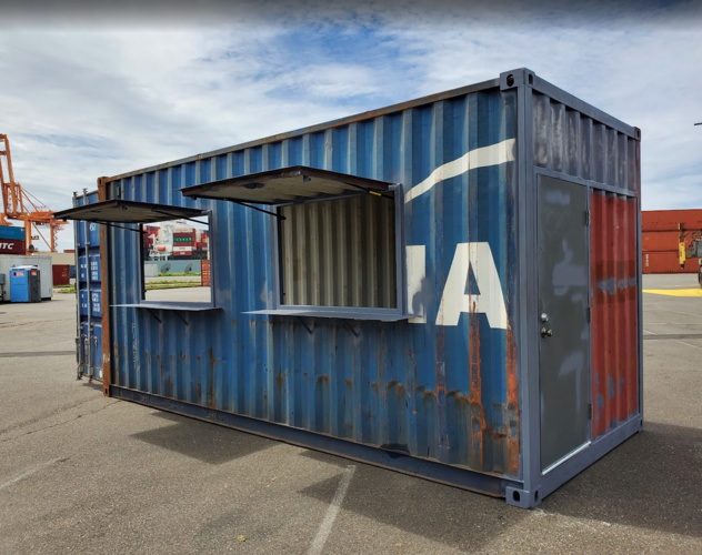 Mobile food bar container